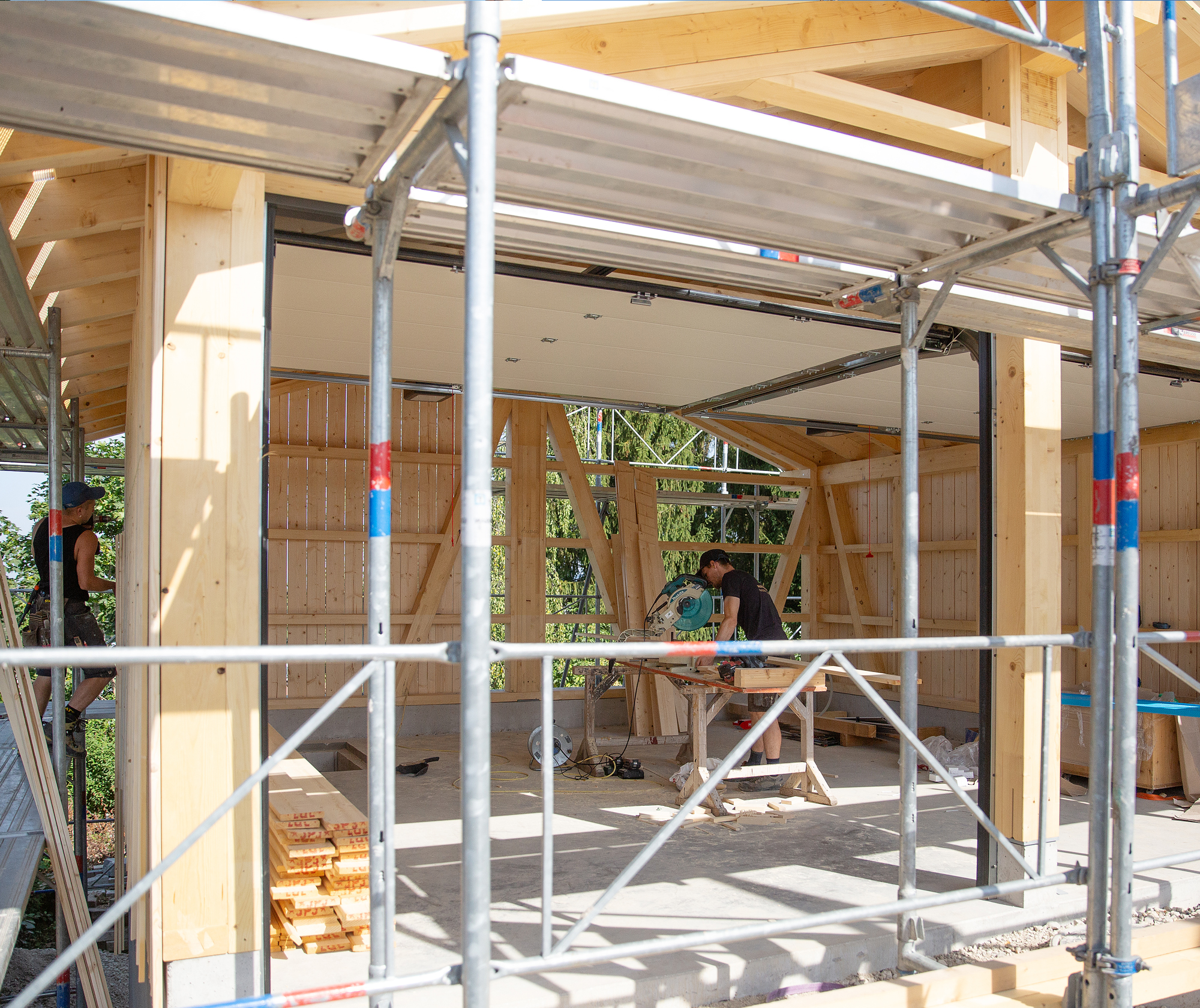huter doppelgarage riegelbau 06 - Wohlgensinger huter-doppelgarage-riegelbau-06